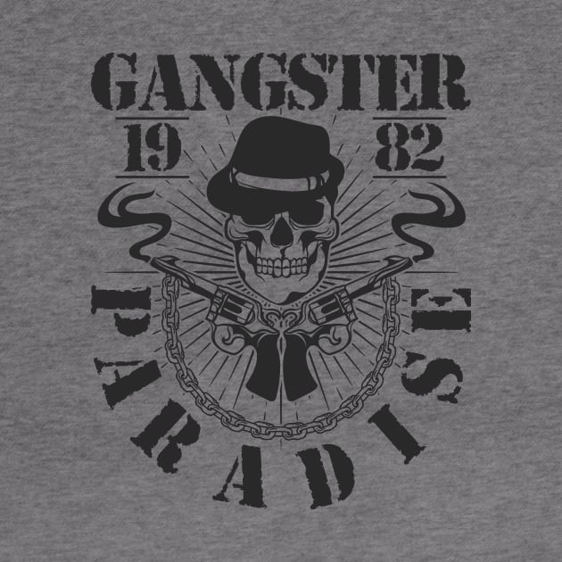 Gangster 1982 Paradise by Vector Design Mart